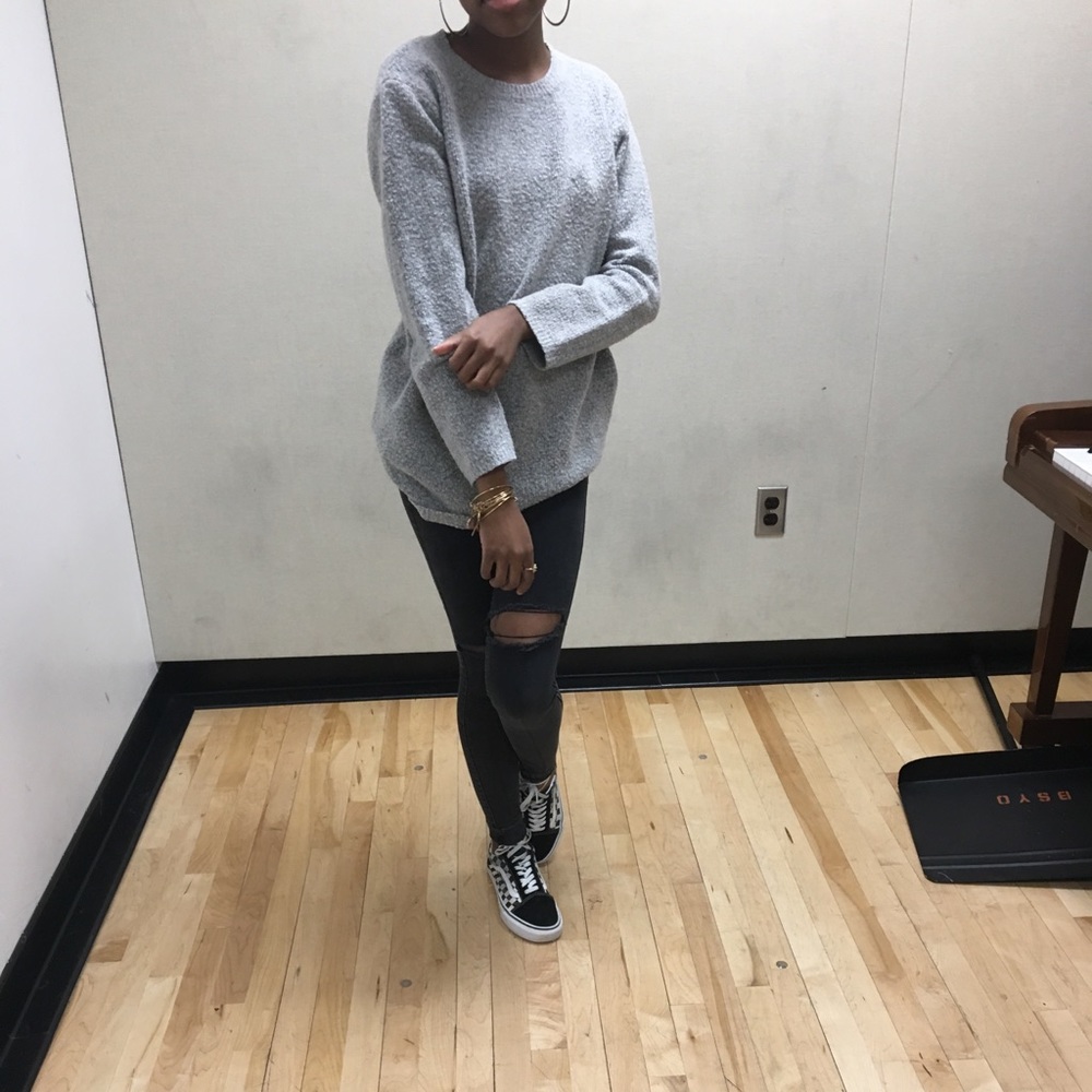 Long Grey Sweater Forever 21